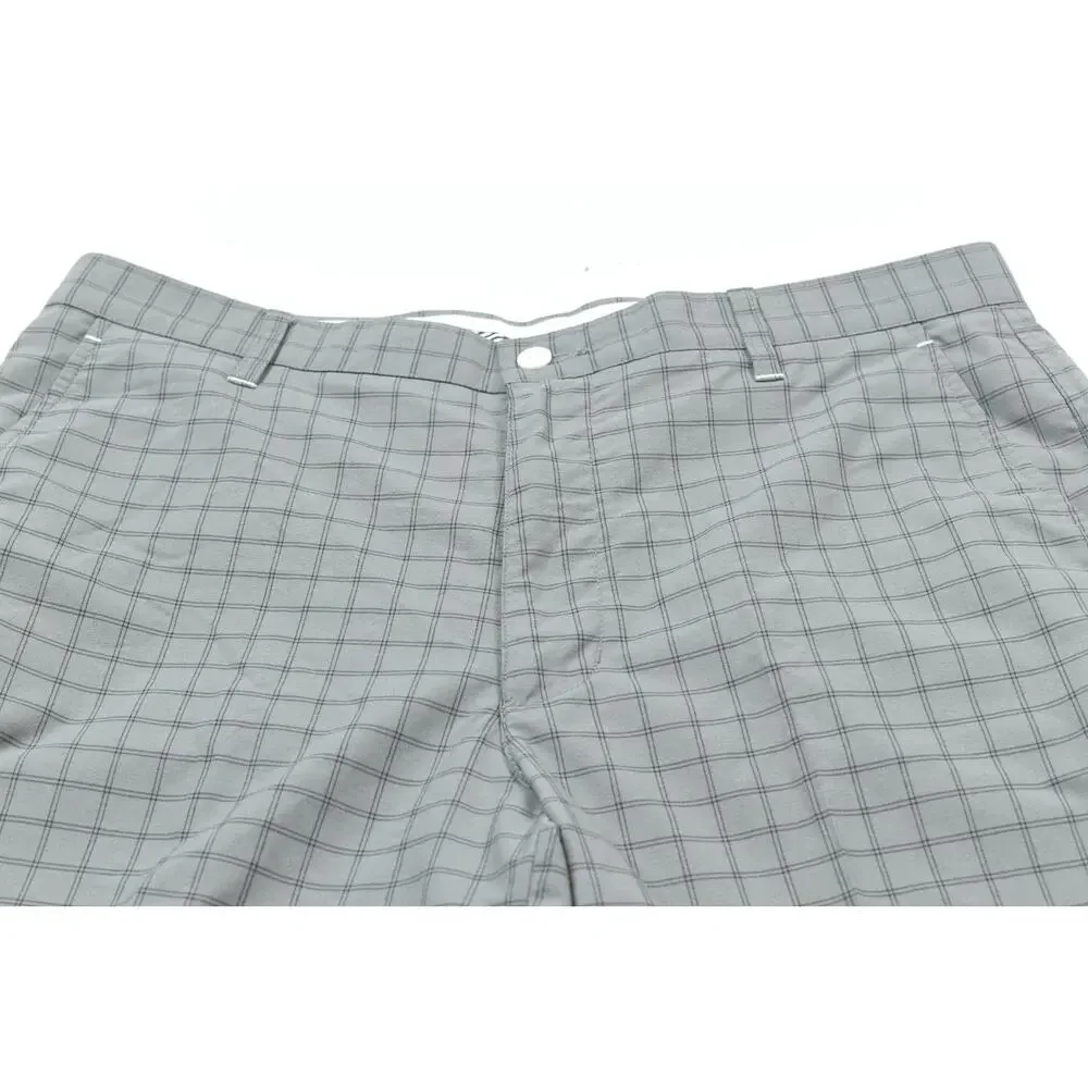 FootJoy Golf Shorts Mens 34 Gray Check 10